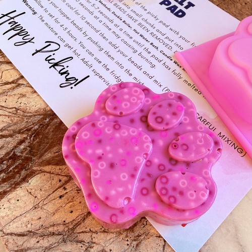 Reusable pink animal paw - pink,