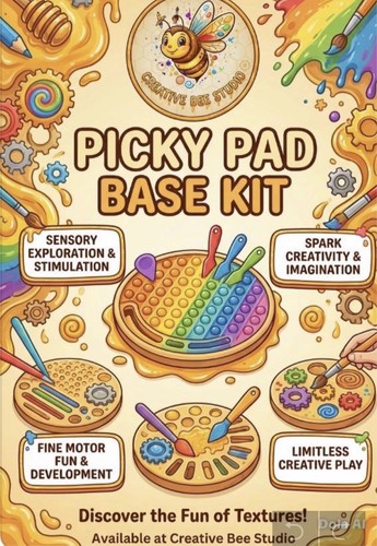Picky pad base - ,, reusable