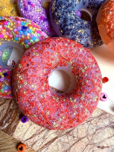 Doughnut picky pad - doughnut, (red)