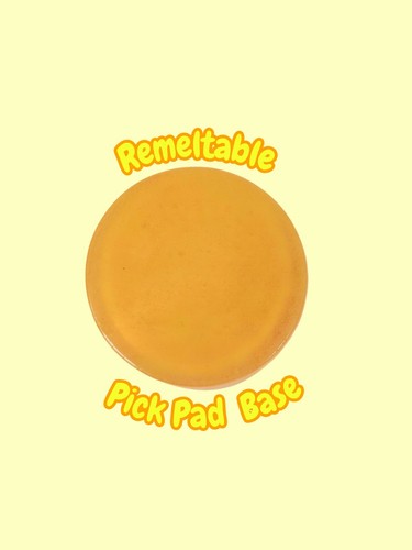 Remeltable pick pad base picky - base,