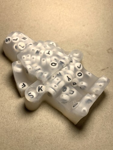 Letter robot new clear - letter,