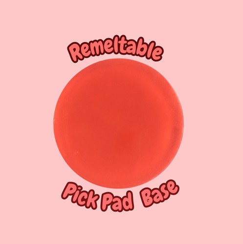 Remeltable pick pad base picky - base,